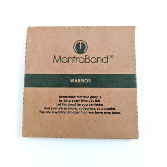 ❤️HP❤️ NWT Warrior Mantraband Unisex Bracelet - Picture 7 of 11